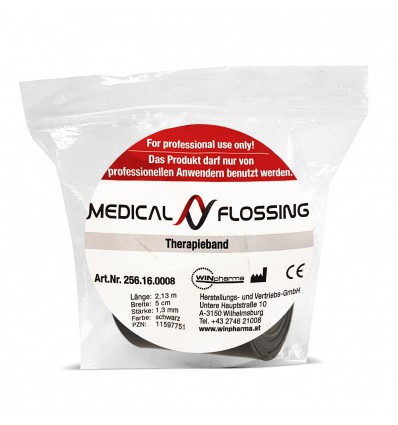 Taśma Medical Flossing / czarna 2,1m x 5cm x1,3mm