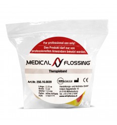 Taśma Medical Flossing czarna/czerwona/złota 3,5m x 8cm x1,3mm
